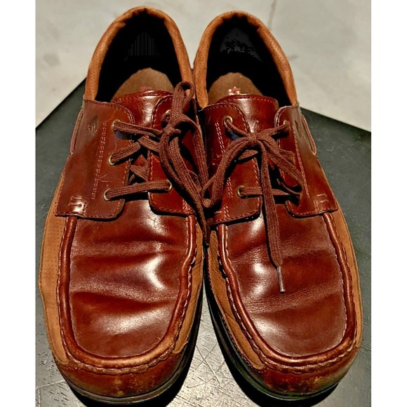 Irish Setter Red Wing Brown Leather Oxford Navigator Deck Shoes Sz (11.5) - Picture 7 of 9